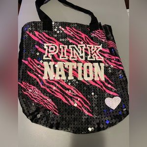 PINK SEQUIN BAG